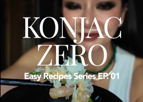Chinese Shrimp Omelette with Konjac Rice: Cat Arambulo’s Easy, Flavor-Packed Smart Rice Meal