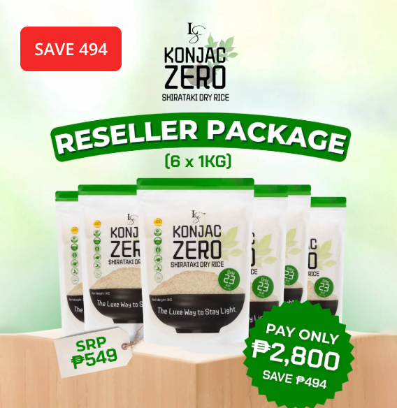 Konjac Zero (1kg) Reseller Package